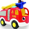 Clearance brandweerauto Ernie Fire Engine speelgoedvoertuig oranje Kinderen Speelgoed