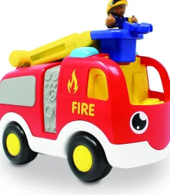 Clearance brandweerauto Ernie Fire Engine speelgoedvoertuig oranje Kinderen Speelgoed