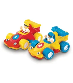 Kinderen WOW Toys raceauto Turbo Twins - speelgoedauto's voor kinderen