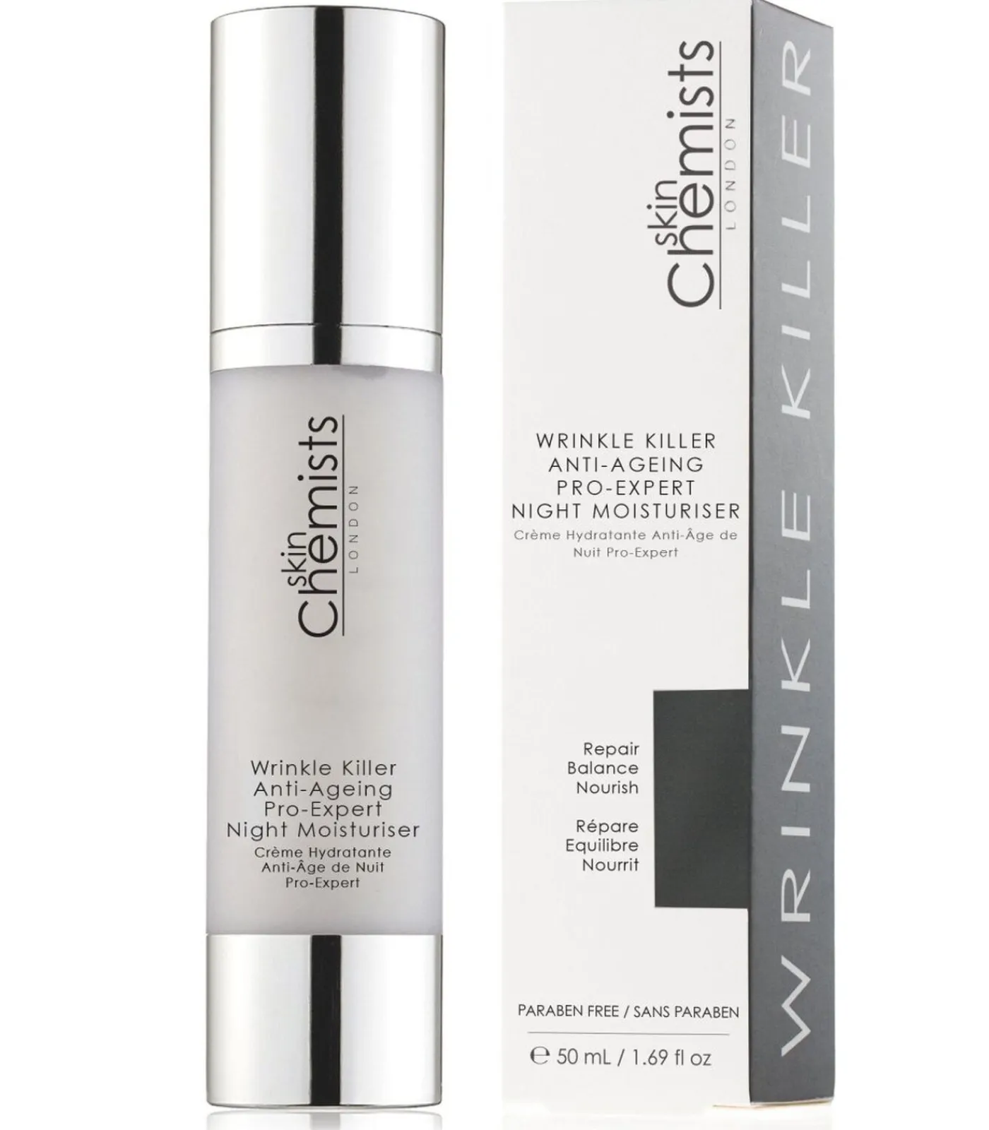 SkinChemists Wrinkle Killer Anti-Aging Pro-Expert Nachtmoisturiser 50ml