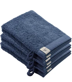 Hot 6x Remade Cotton Washandjes Blauw Washandjes