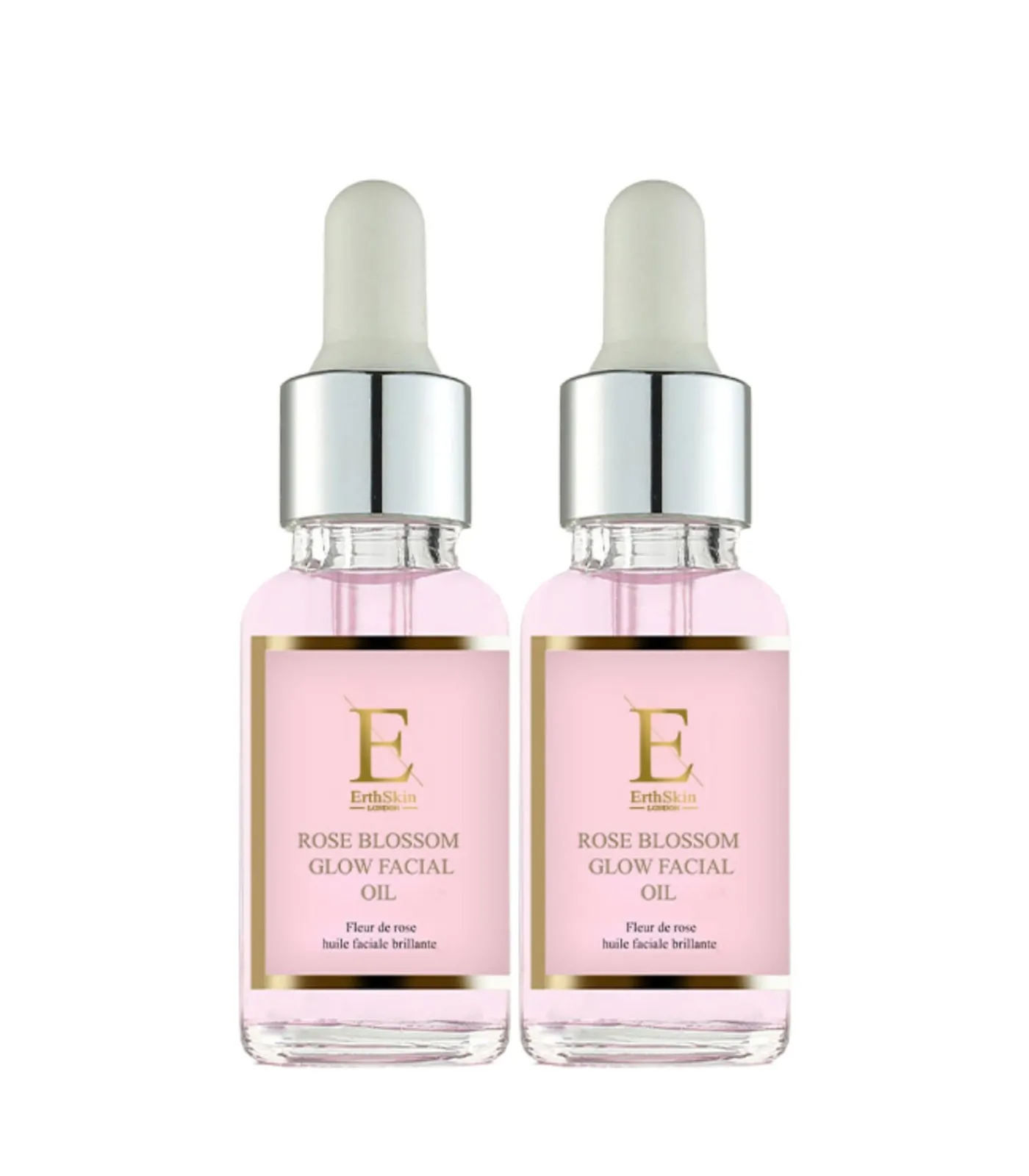 Erth Skin London 2x Rozenbloesem Glow Gezichtsolie