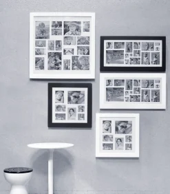 Clearance Image Fotolijst - Collagelijst voor 15 foto's - In Hout - Wit Fotolijsten