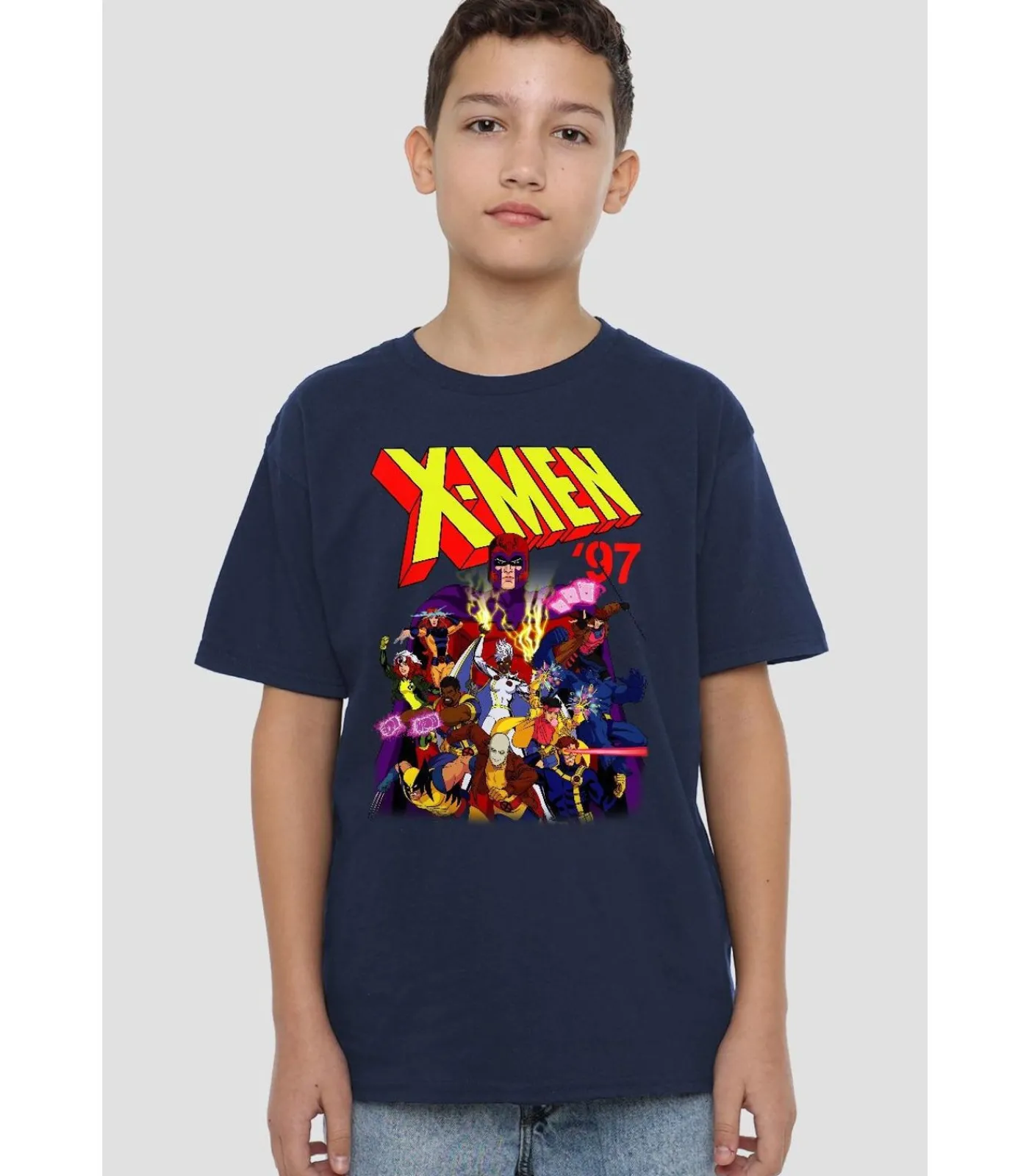 Clearance X-MEN 97 - T-shirt - Marineblauw Kinderen T-Shirts & Polo's