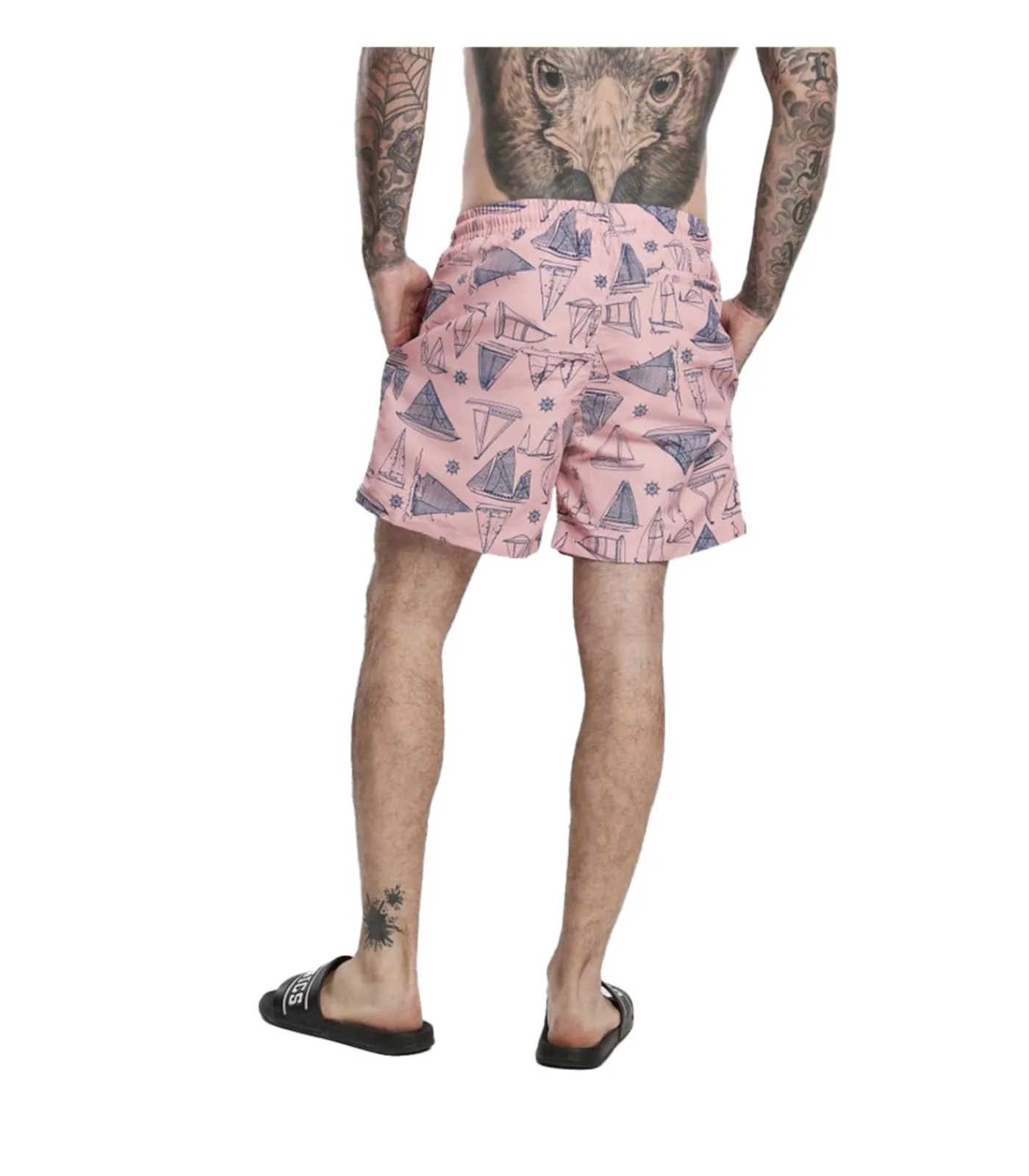 Sale YACHT - Zwembroek - Roze Heren Badmode