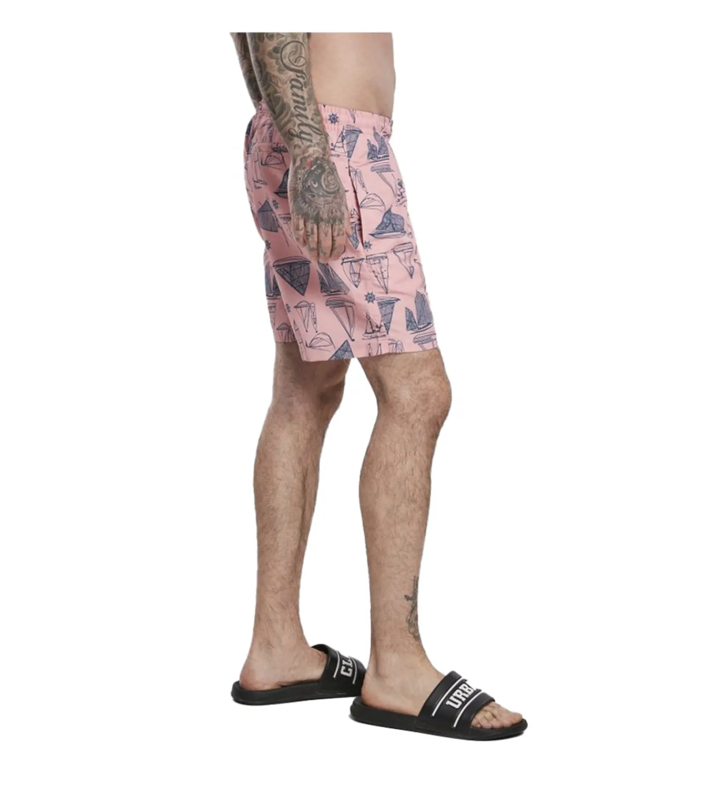 Sale YACHT - Zwembroek - Roze Heren Badmode