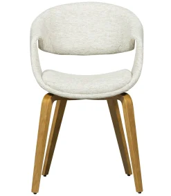 Yossi Eetkamerstoelen Houten Naturel Poot - Naturel - Set van 6 Stoelen
