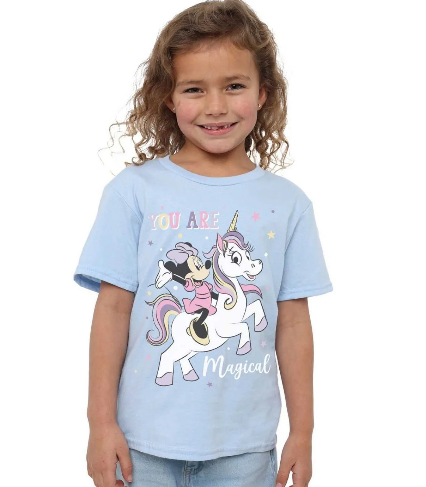 Clearance YOU ARE MAGICAL - T-shirt - Blauw Kinderen Tops
