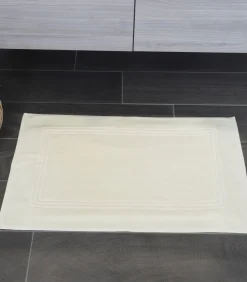 Linandelle ZACHT vloerkleed van ecru katoen