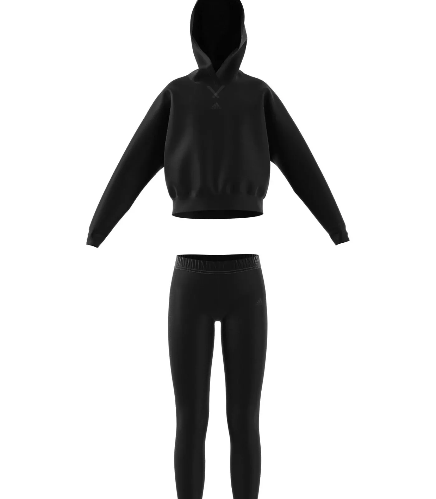 Kinderen Adidas Zachte fleece hoodie voor meisjes