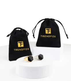 Hot Zegelring Heren met Zwarte Steen - Zeshoekig - Zilver Kleurig - Staal Heren Ringen