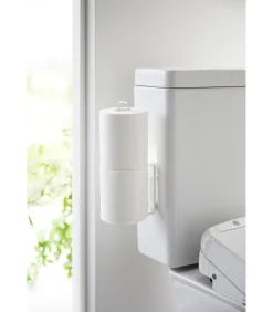 Clearance Zelfklevende WC Rolhouder - Tower - Wit Toiletaccessoires