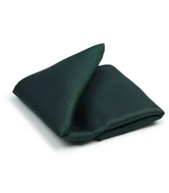 Heren Suitable Zijde Pochet Donkergroen