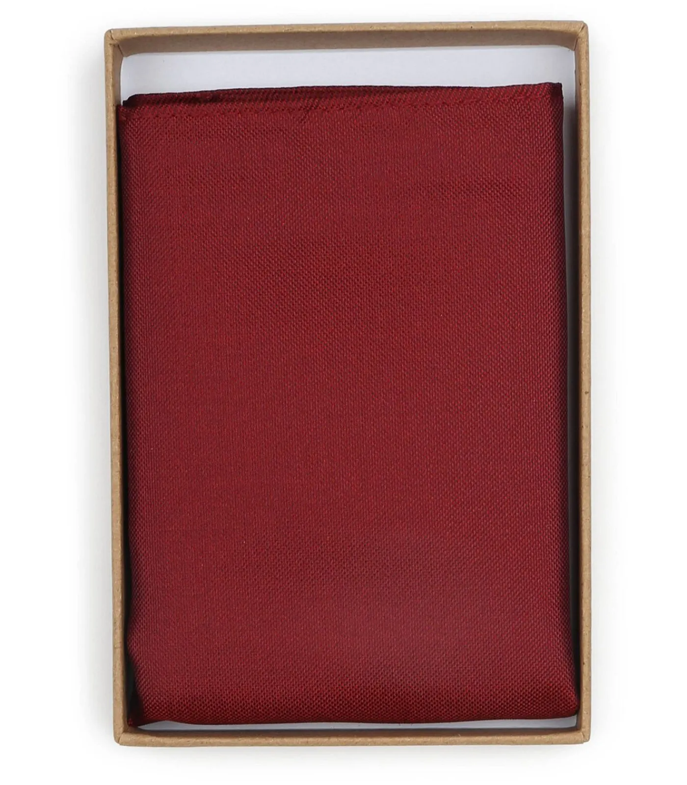 Heren Suitable Zijde Pochet Donkerrood