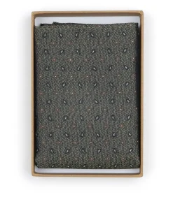 New Zijde Pochet Small Paisley Olive Heren Kostuums & Blazers