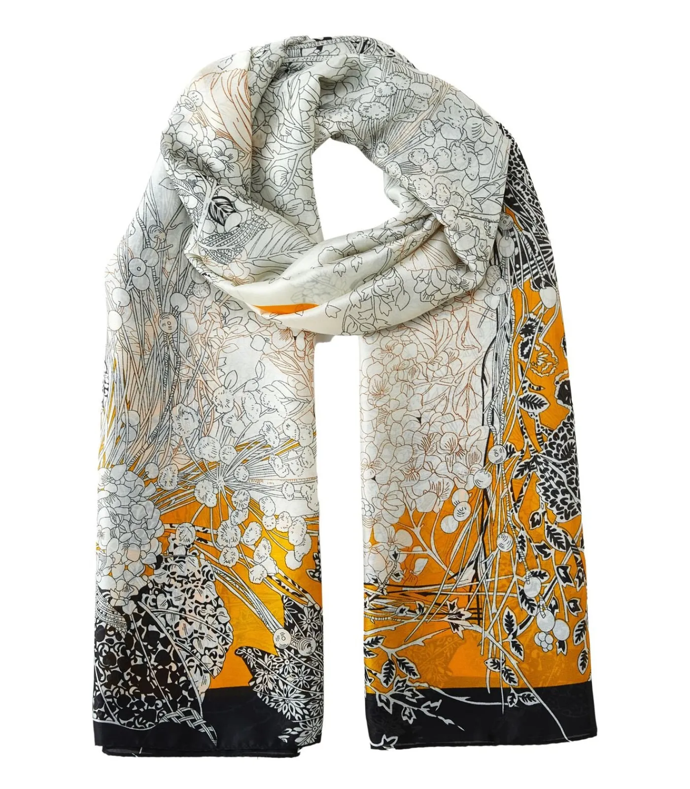 Outlet Zijden stola Flora Vivace DAMES Sjaals