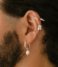 Online ZILVEREN EAR CUFF CRONOS Heren Oorbellen