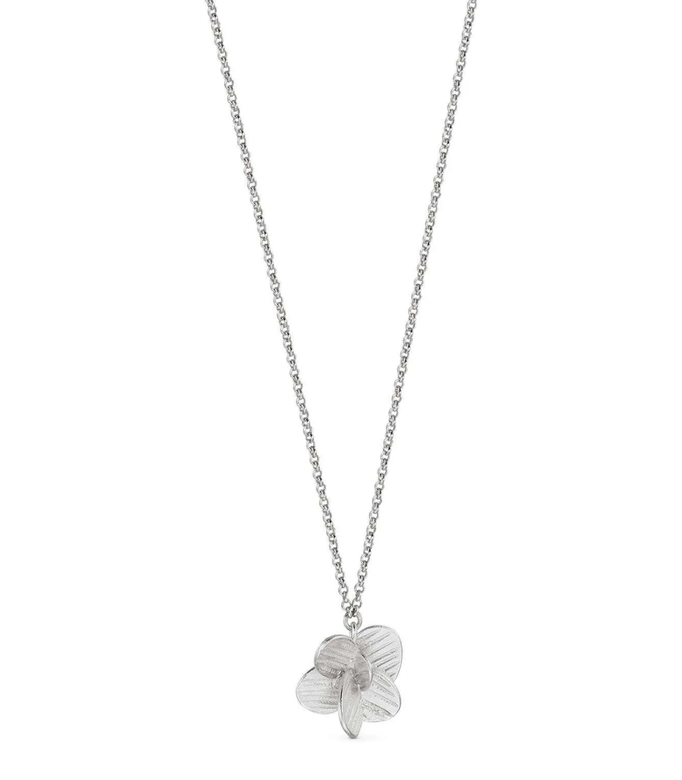 DAMES Joidart Zilveren ketting Pampalonia met bloemhanger