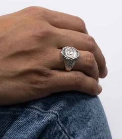 Heren MES BIJOUX Zilveren ring voor mannen "Idaïa"