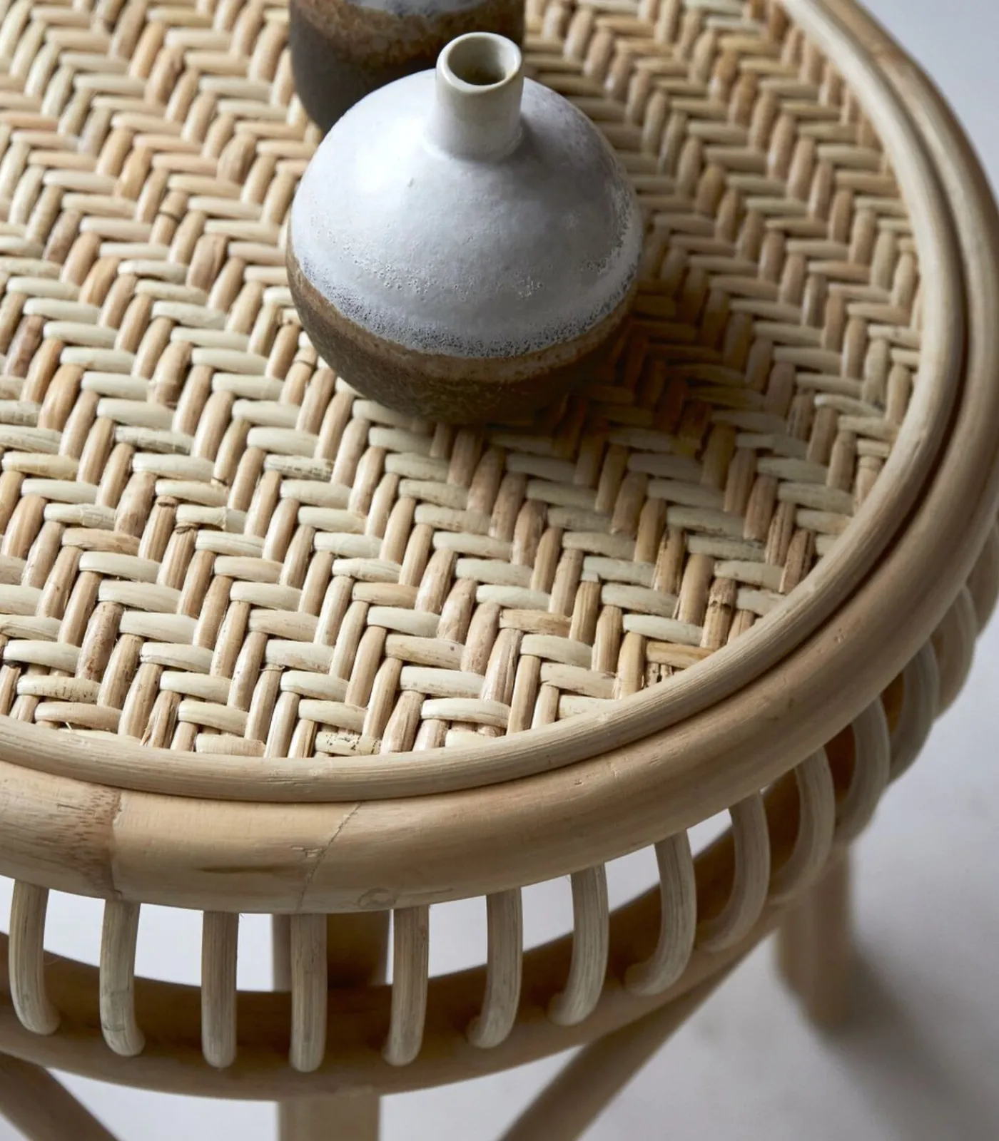 Outlet Zita - Nachtkastje van rotan Bedden