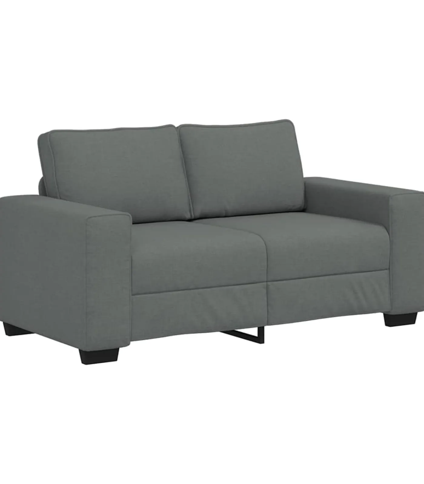 Discount 2-zitsbank 120 cm stof donkergrijs Zetels