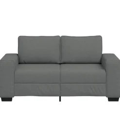 Discount 2-zitsbank 120 cm stof donkergrijs Zetels