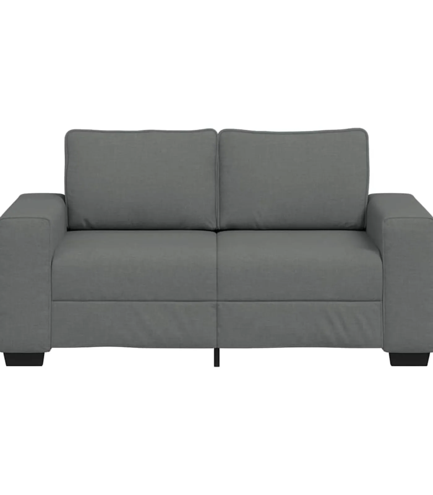 Discount 2-zitsbank 120 cm stof donkergrijs Zetels