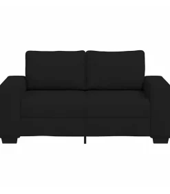 Discount 2-zitsbank 120 cm stof zwart Zetels