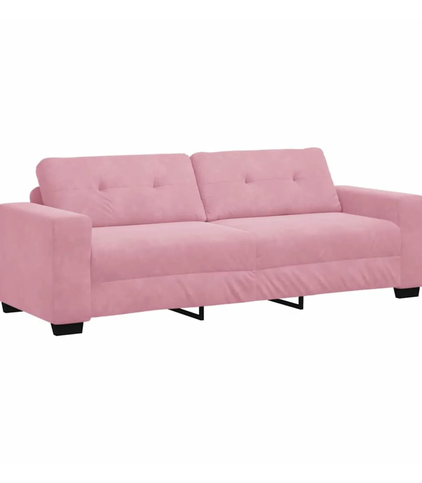 Discount 3-zitsbank roze 180 cm fluweel Zetels