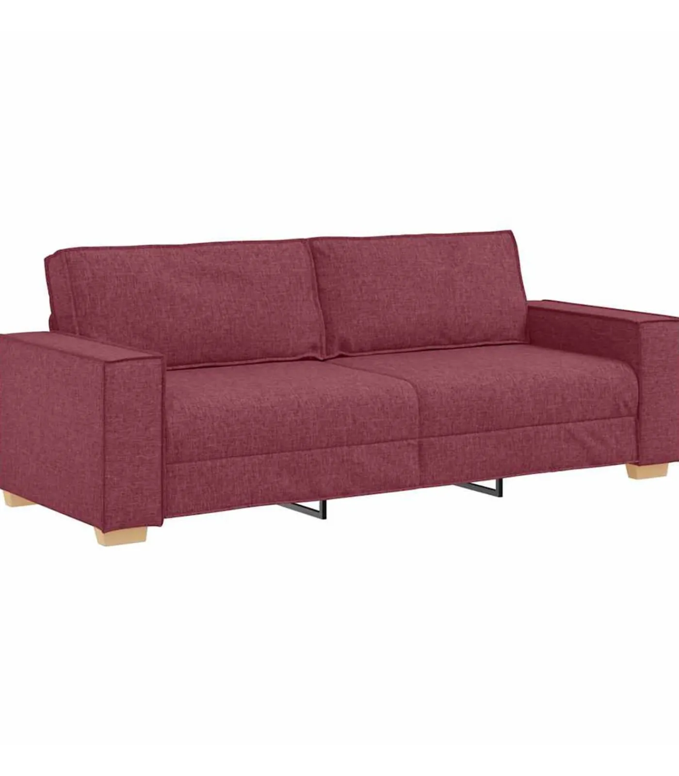 Hot 3-zitsbank Wijnrood 180 cm Stof Zetels