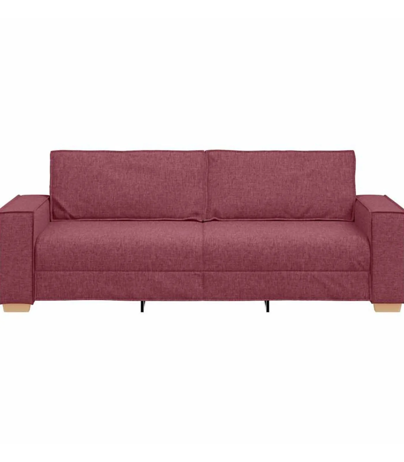 Hot 3-zitsbank Wijnrood 180 cm Stof Zetels