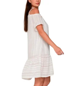 Hot Zomerse midi-jurk met hangende schouders PRAISE DAMES Badmode