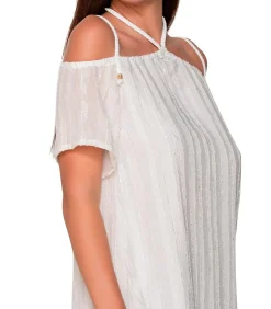 Hot Zomerse midi-jurk met hangende schouders PRAISE DAMES Badmode