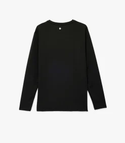 New Zwart Lang Mouwloos Bedrukt T-shirt Heren T-Shirts & Polo's