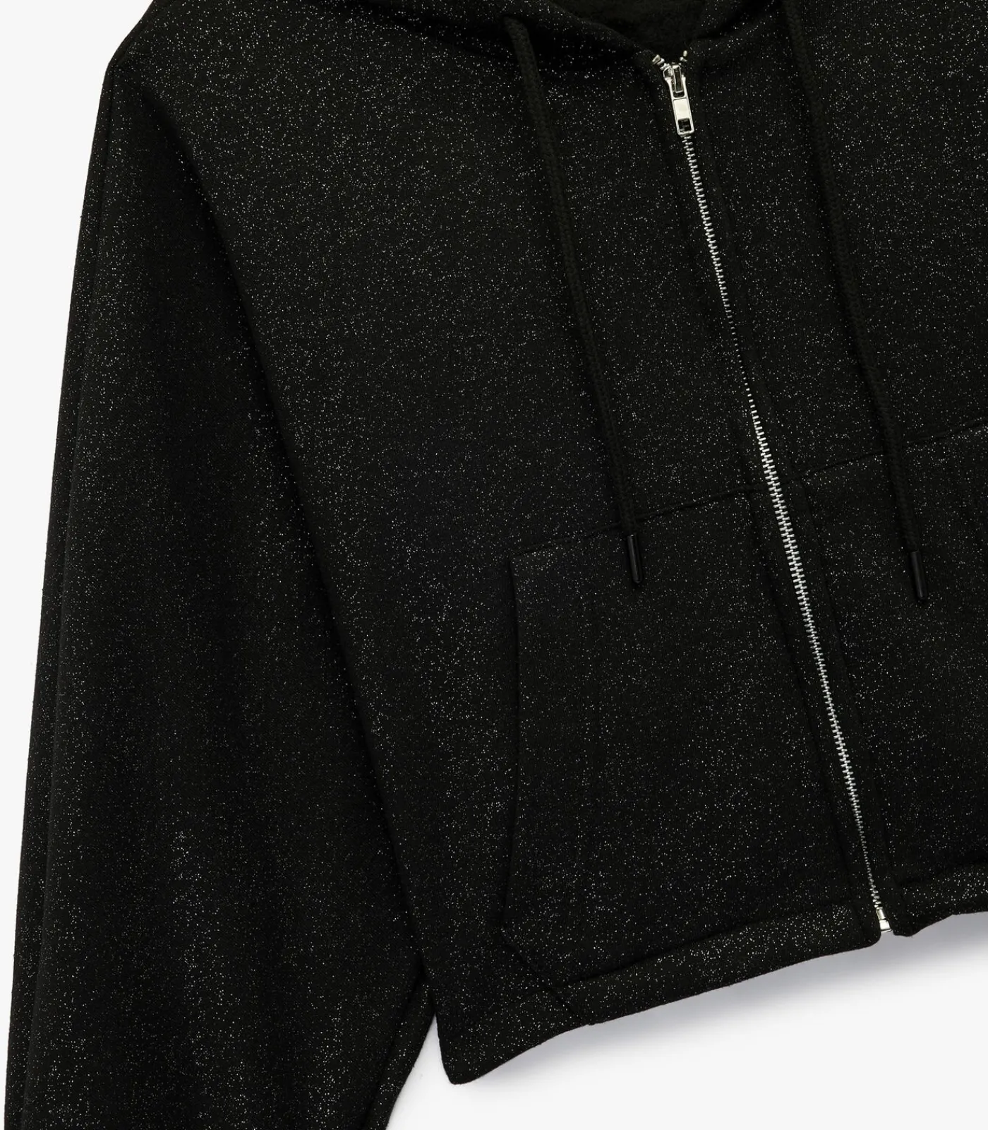 DAMES Koton Zwart Sweatshirt met Capuchon en Zakdetails