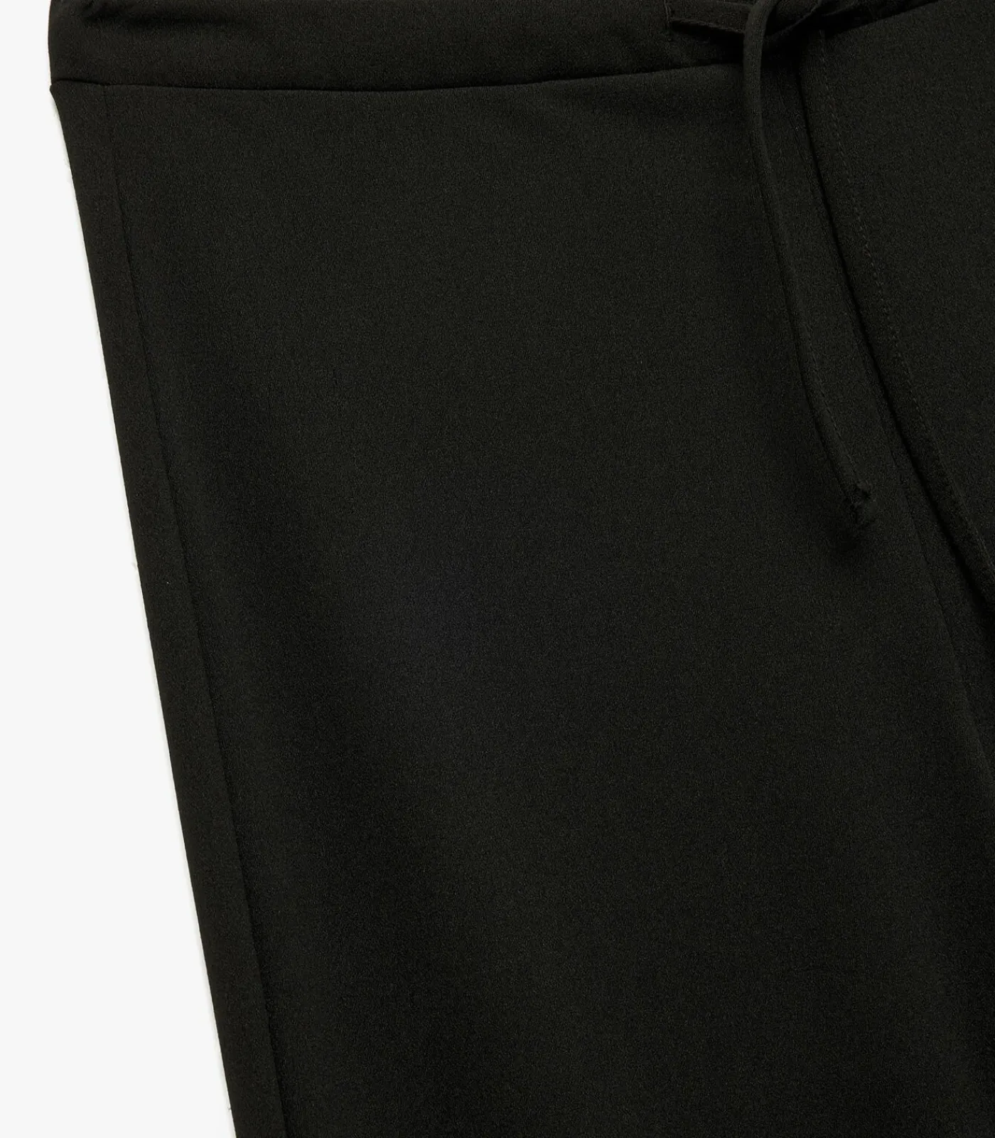 Zwarte Broek Hoge Taille Wijde Pijpen DAMES Broeken & Shorts