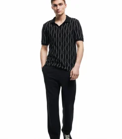 Online Zwarte Heren Joggingbroek met Zakdetails Heren Broeken & Shorts