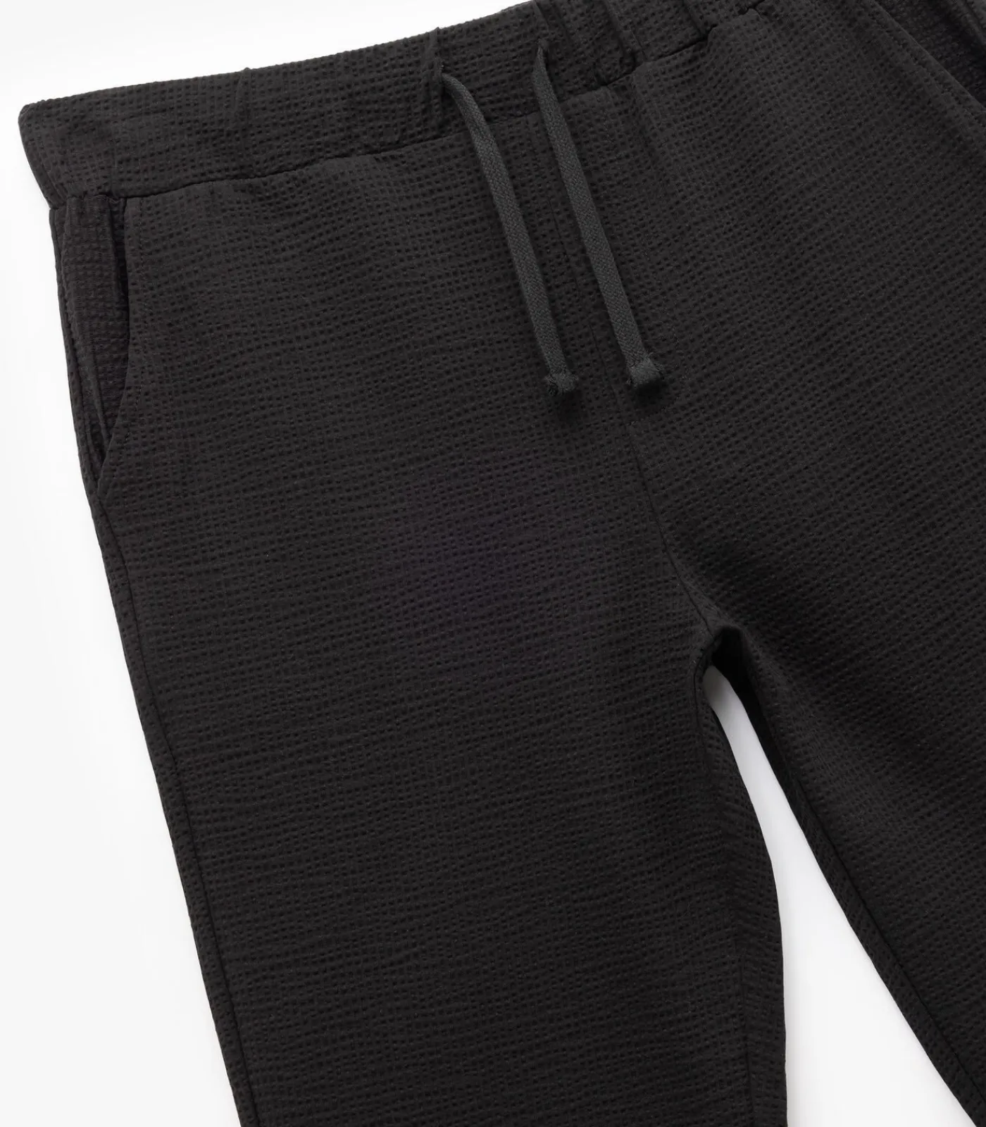 Online Zwarte Heren Joggingbroek met Zakdetails Heren Broeken & Shorts