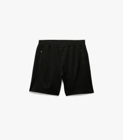 Discount Zwarte Heren Sportshort met Zakdetail Heren Broeken & Shorts