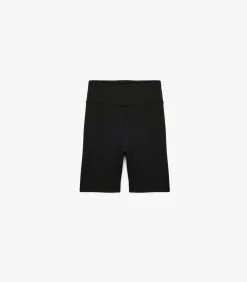 Outlet Zwarte Hoge Taille Slanke Sportshort DAMES Broeken & Shorts