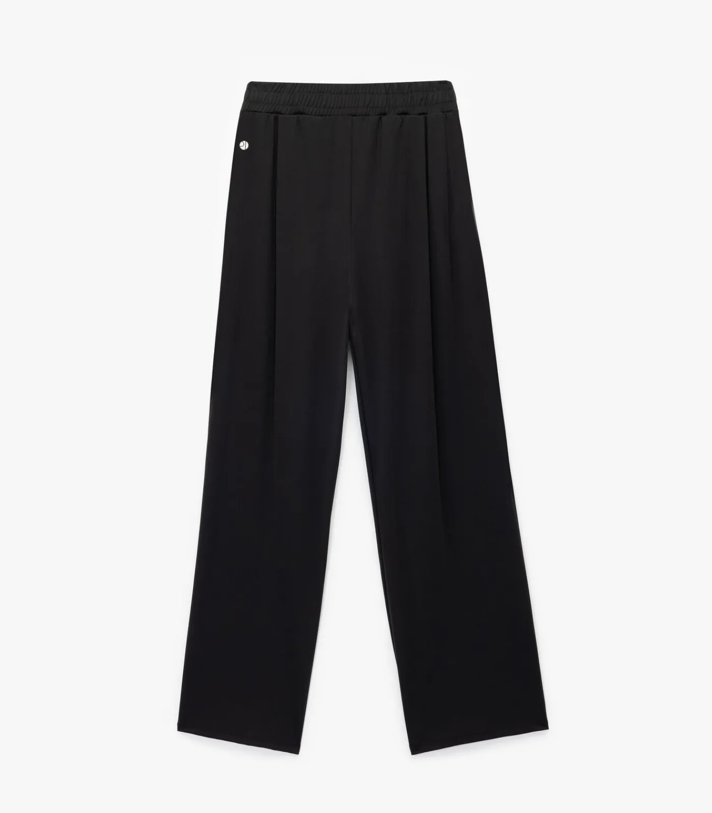 DAMES Koton Zwarte Joggingbroek Hoge Taille Wijde Pijpen