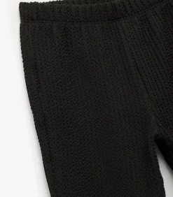 Best Zwarte Kinderbroek Flared Gestructureerd Kinderen Shorts & Broeken