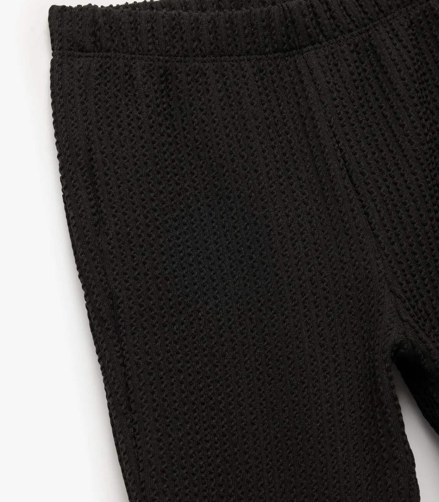 Best Zwarte Kinderbroek Flared Gestructureerd Kinderen Shorts & Broeken