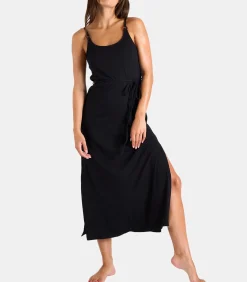 DAMES Banana Moon Zwarte maxi-jurk YAQUINA AMARIA