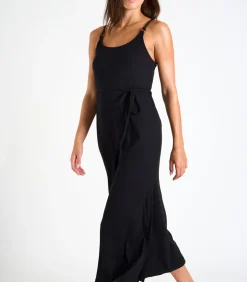 DAMES Banana Moon Zwarte maxi-jurk YAQUINA AMARIA