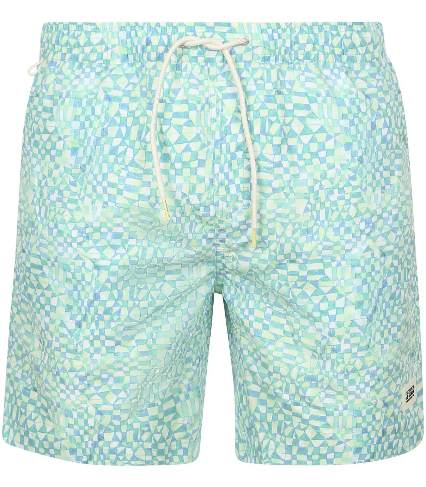 Heren Scotch & Soda Zwembroek Groen