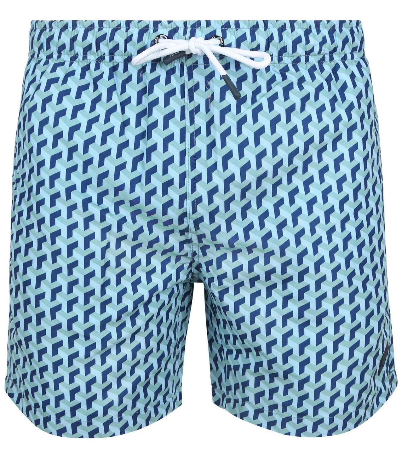 Heren Suitable Zwembroek Print Blauw