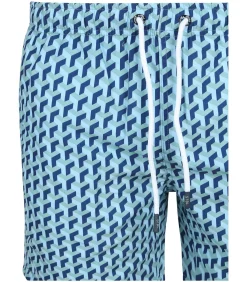 Heren Suitable Zwembroek Print Blauw