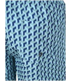 Heren Suitable Zwembroek Print Blauw