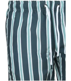Heren Suitable Zwembroek Stripe Groen